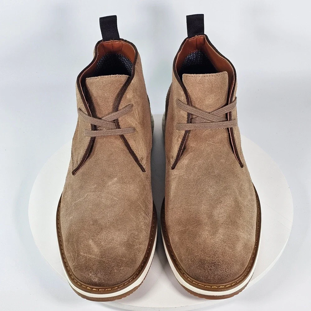 Vince Camuto Stuwert Mens Brown Suede Chukka Boots VM-STUWERT Size 9M